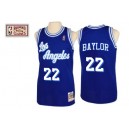 Maillot bleu NBA Elgin Baylor Throwback authentique masculin - Mitchell et Ness Los Angeles Lakers & 22