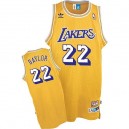 Maillot or NBA Elgin Baylor Throwback authentique masculin - Mitchell et Ness Los Angeles Lakers & 22