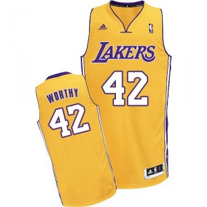 NBA James digne maillot or masculine Swingman - Adidas Los Angeles Lakers & maison 42