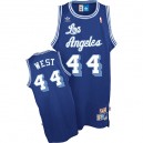 Maillot bleu pour hommes Throwback NBA Jerry West Swingman - Mitchell et Ness Los Angeles Lakers & 44