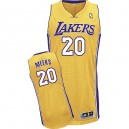 Jersey or de NBA Jodie Meeks authentiques hommes - Adidas Los Angeles Lakers & maison 20