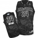 Jersey noir de NBA Kobe Bryant authentiques hommes - Adidas Los Angeles Lakers & 2013 24 All Star