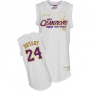 Maillot blanc de NBA Kobe Bryant authentiques hommes - Adidas Los Angeles Lakers & Champions finale 24 2010