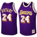 Jersey violet NBA Kobe Bryant Throwback authentique masculin - Mitchell et Ness Los Angeles Lakers & 24