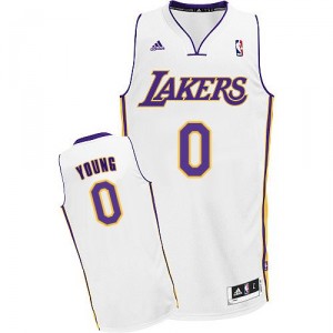 Maillot blanc Nick NBA Swingman jeunes hommes - Adidas Los Angeles Lakers & remplaçant 0