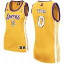 Femmes NBA Nick jeune Replica Maillot jaune