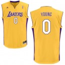 Hommes NBA Nick jeune Replica Adidas maillot jaune