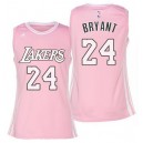 Kobe Bryant Pink maillots Los Angeles Lakers femmes 24 maillot rose