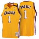 NBA Los Angeles Lakers 1 d’Angelo Russell Gold 1999-00 Hardwood Classics Throwback Maillot