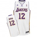 Maillot blanc NBA Vlade Divac Swingman masculine - Adidas Los Angeles Lakers & remplaçant 12