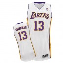 Maillot blanc de NBA Wilt Chamberlain authentiques hommes - Adidas Los Angeles Lakers & remplaçant 13