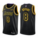 Los Angeles Lakers Kobe Bryant &8 retraite joueur ville maillot noir