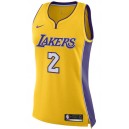 Los Angeles Lakers Lonzo Ball Nike NBA Femmes Swingman Maillot