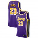 Los Angeles Lakers Masculin LeBron James ^ 23 Déclaration Purple Jersey