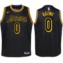 Jeunes Lakers de Los Angeles ^ 0 Kyle Kuzma Swingman Black Jersey-City Edition