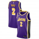 Lonzo Ball ^ 2 Statement Lakers de Los Angeles - Maillot Violet