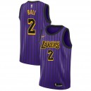 Lonzo Ball de Los Angeles Los Angeles ^ 2 City Purple Jersey