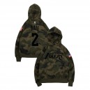 Ballon Lonzo de Los Angeles Lakers ^ 2 Salut to Service Camo Hoodie