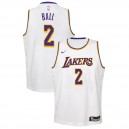 Lonzo Ball ^ 2 Association White Jersey des Jeunes Lakers de Los Angeles