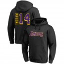 Lakers de Los Angeles Brandon Ingram ^ 14 Sidesweep Pullover Hoodie Noir