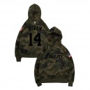 Les Lakers de Los Angeles Brandon Ingram ^ 14 Salut to Service Camo Hoodie