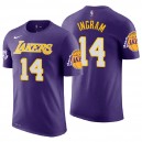 T-shirt en jersey violet Brandon Ingram Purple Statement pour hommes ^ 14 Los Angeles ^ 14