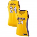 Maillots Kobe Bryant pour femmes, Los Angeles Lakers ^ 24 Icon Gold Jersey