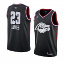 Lakers de Los Angeles ^ 23 Black LeBron James Maillot Swingman All-Star 2019 pour Homme