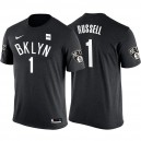 T-shirt en jersey noir avec nom et numéro D'Angelo Russell Mindets