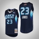 Mitchell & Ness LeBron James Cavaliers pour hommes ^ 23 Maillot Swingman Navy All-Star 2009 de la NBA