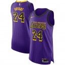 Nike Kobe Bryant &24 Los Angeles Lakers Purple 2018/19 VaporKnit authentique Maillot – City édition