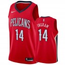 Brandon Ingram New Orleans Pelicans &14 2019-20 Déclaration Maillot Hommes - Rouge