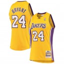 Mitchell - Ness Kobe Bryant Los Angeles Lakers Gold Hardwood Classics 2008-09 Maillot authentique