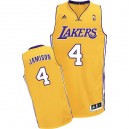 Maillot or pour hommes de Byron Scott Swingman NBA - Adidas Los Angeles Lakers & maison 4