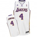 Maillot blanc des hommes de Byron Scott Swingman NBA - Adidas Los Angeles Lakers & remplaçant 4